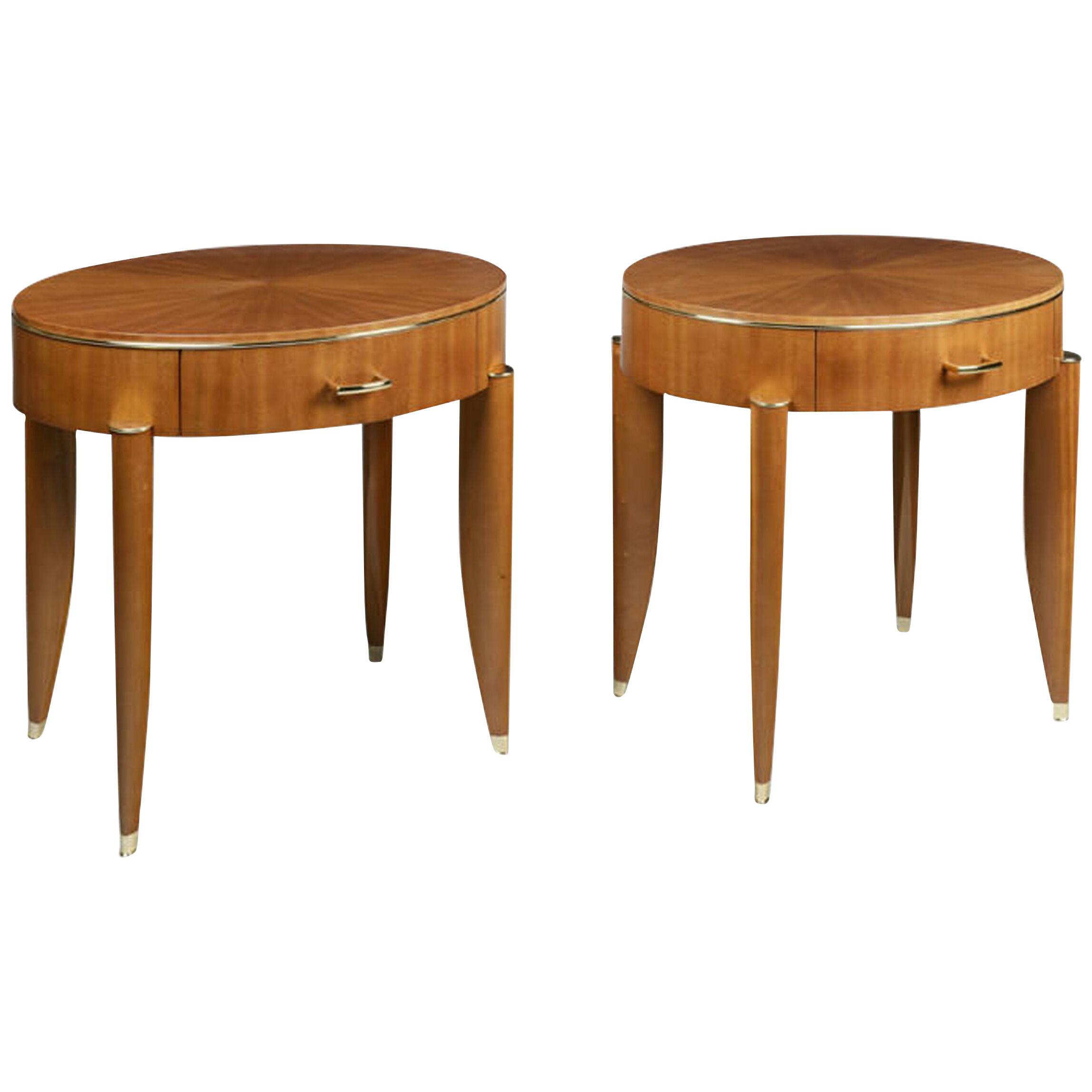 French Art Deco Inspired Side Tables