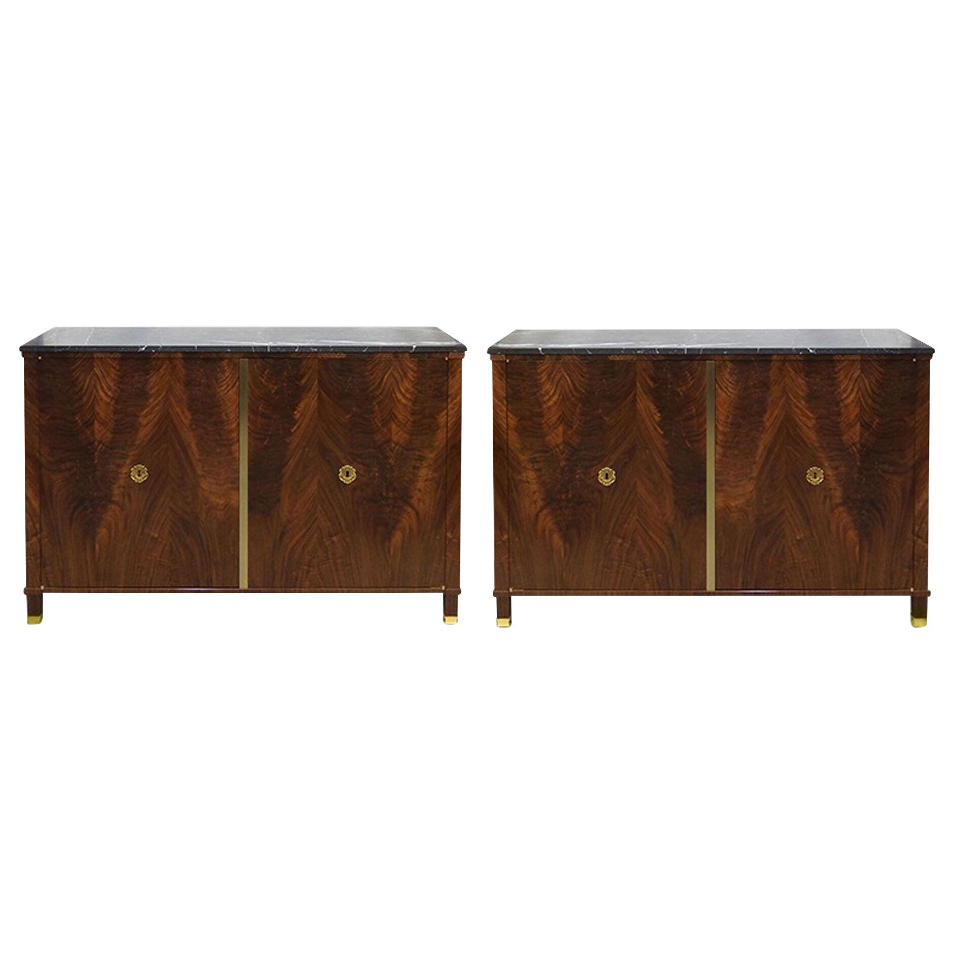 A Pair of Neoclassical Cabinets