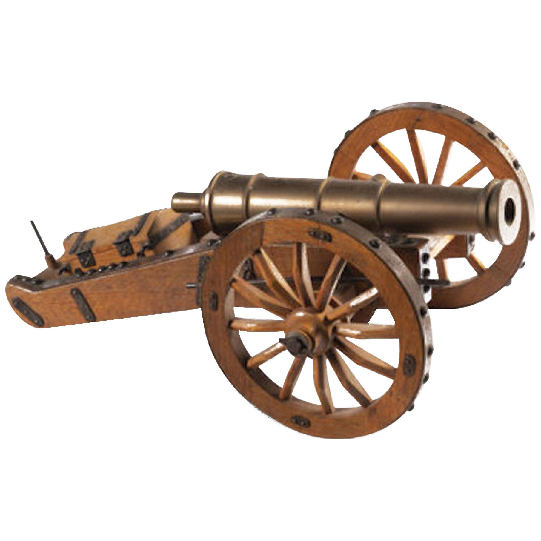 A 19th Century Scale Model of an Artillery Cannon