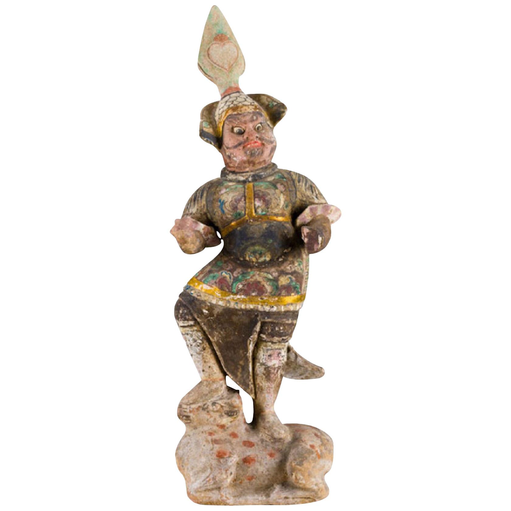 Pottery Figure of a Lokapala