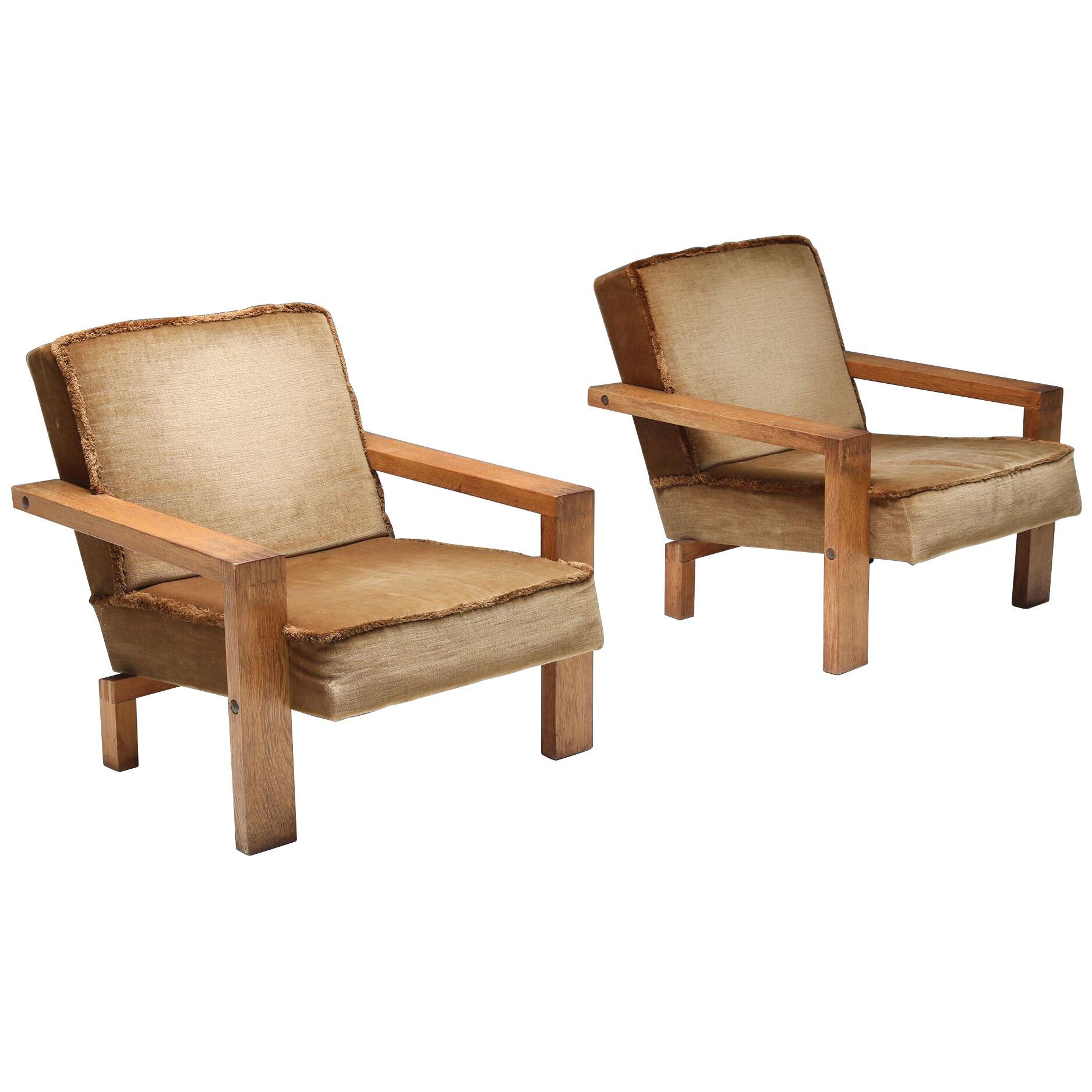  Set of Lounge Chairs by Wim Den Boon - 1960's