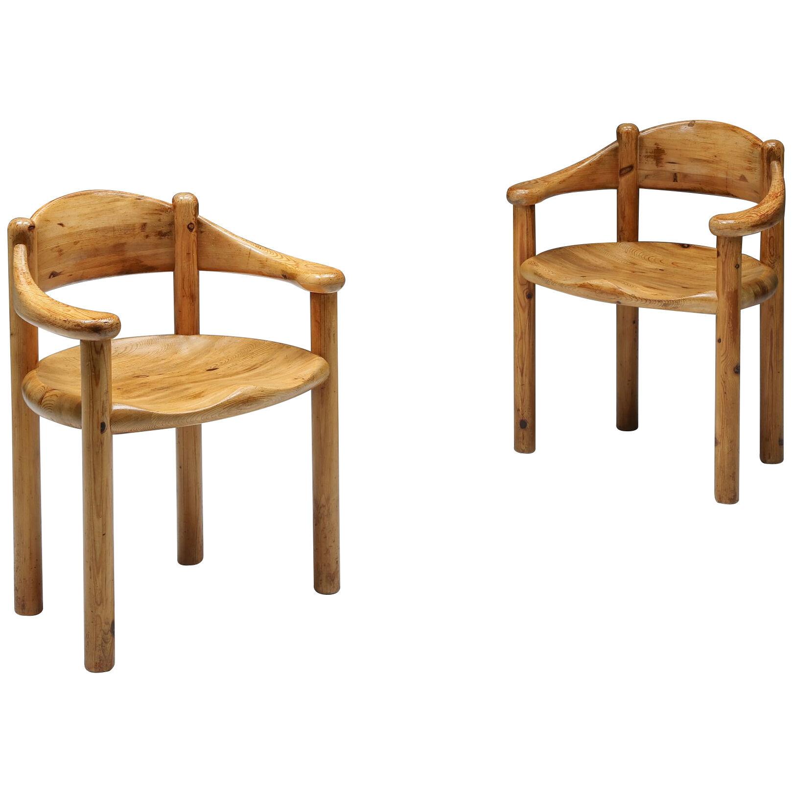 Pine Dining Armchairs by Rainer Daumiller for Hirtshals Sawmill, Denmark, 1970s