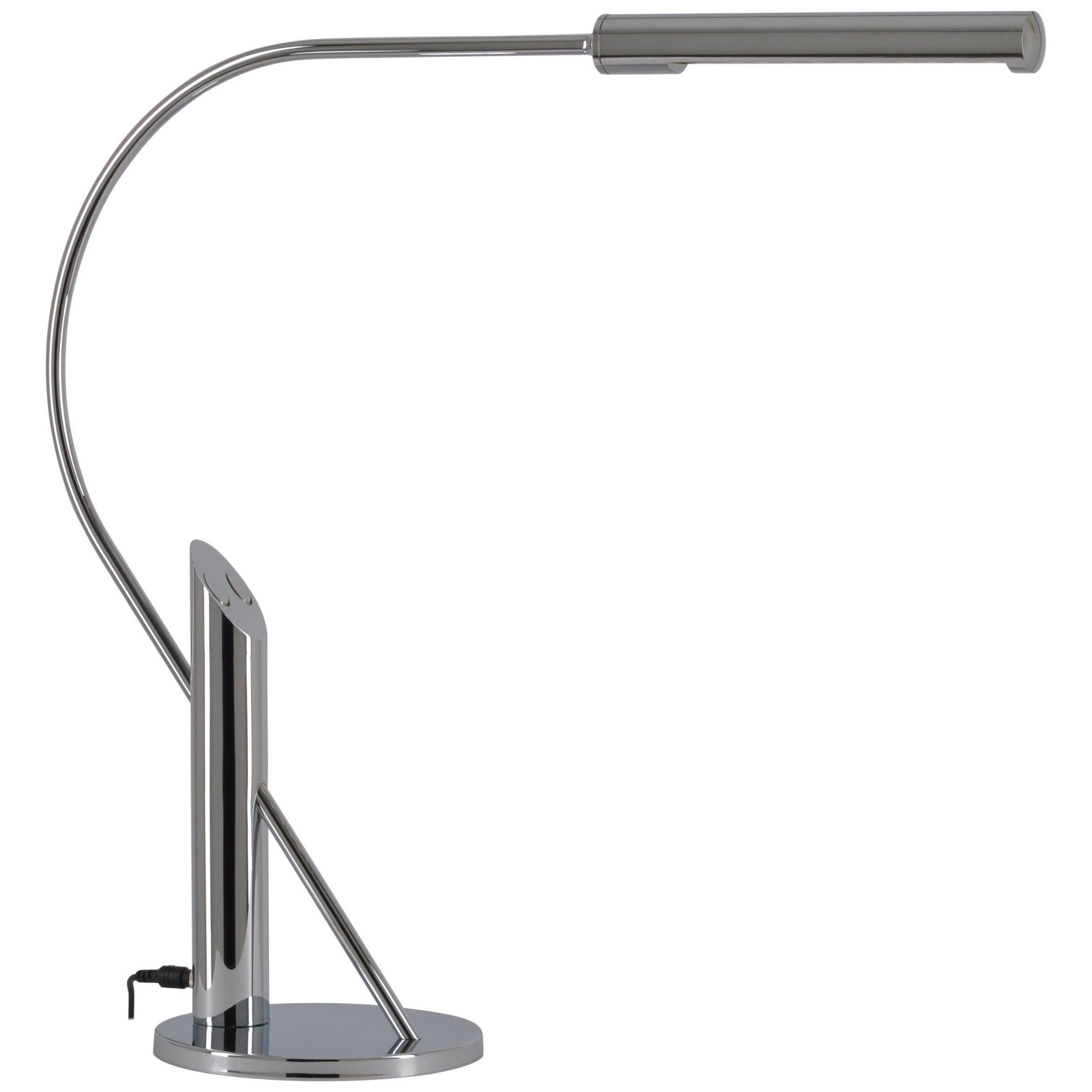 Elegant Topan Chrome Table Lamp by Florian Schulz, Germany	