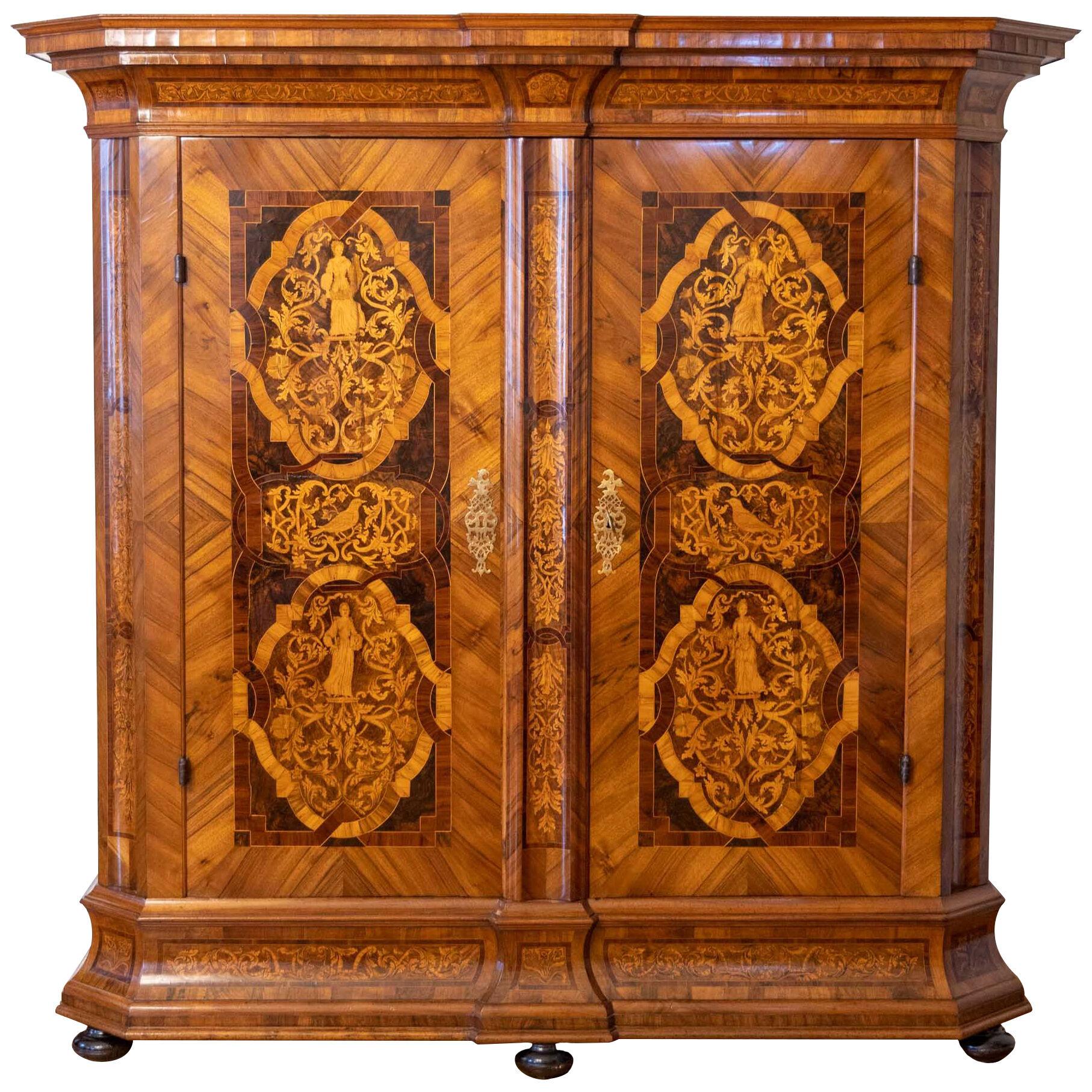 Baroque cabinet, South Germany, Mid-18th Century