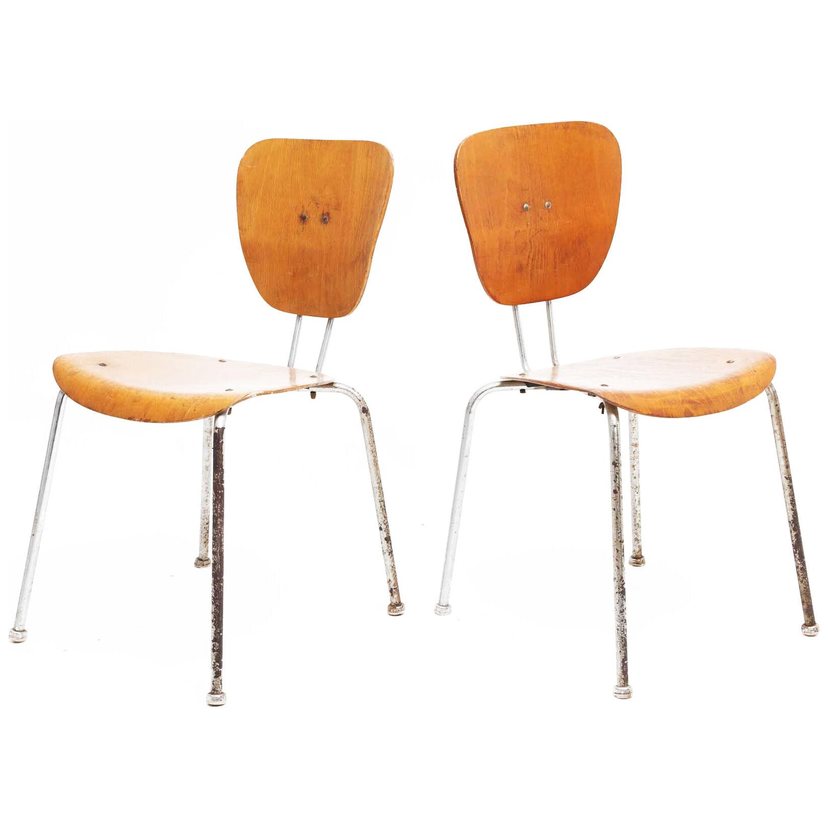 Chairs in the Style of Egon Eiermann, probably Mid-20th Century