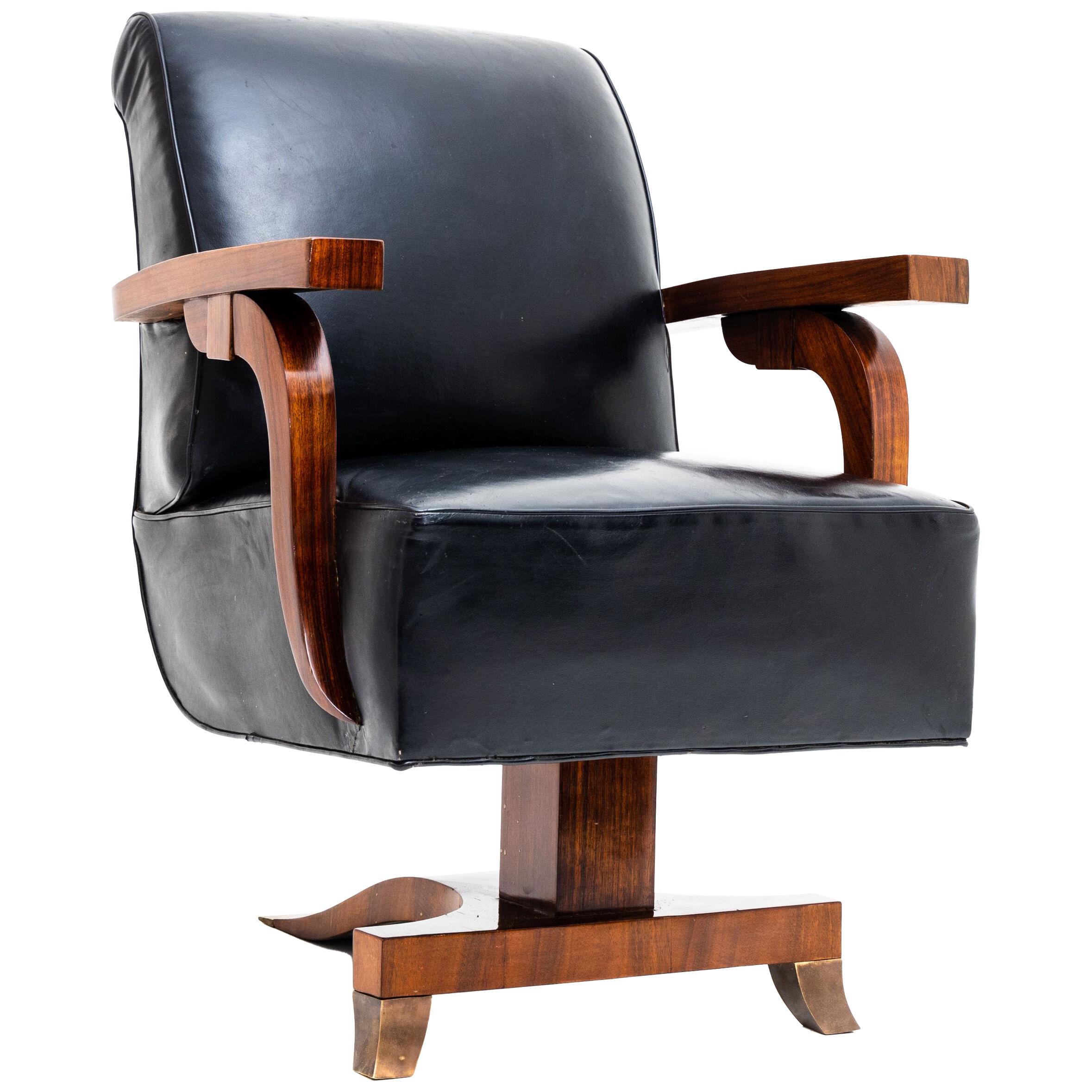 Art Deco Lounge Chair, France 1930s