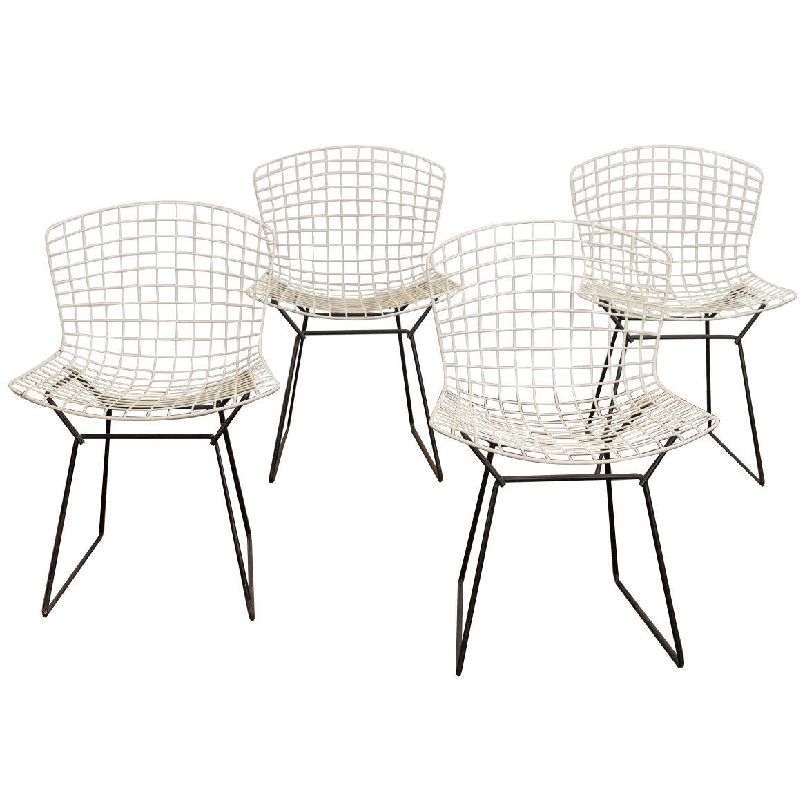 Vintage Harry Bertoia for Knoll Wire Side Chairs 
