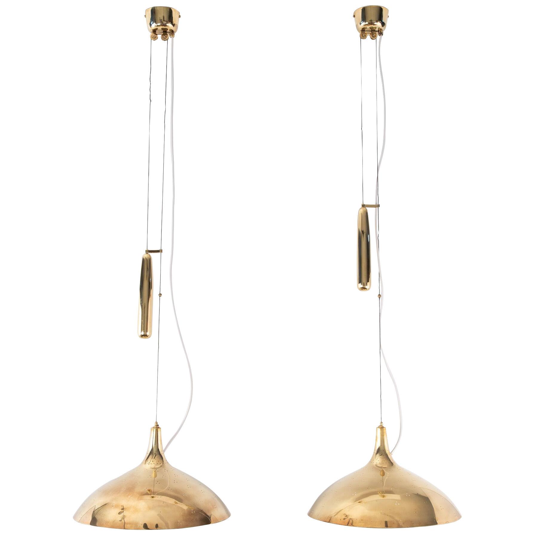 Paavo Tynell for Taito Oy Counterweight Pendant Ceiling Pendants