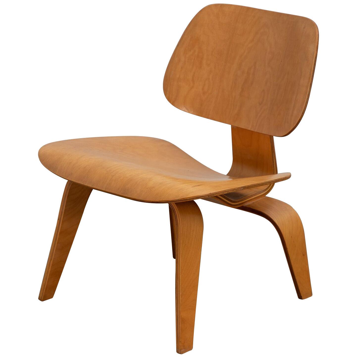 Charles and Ray Eames for Herman Miller Early Birch LCW Chair