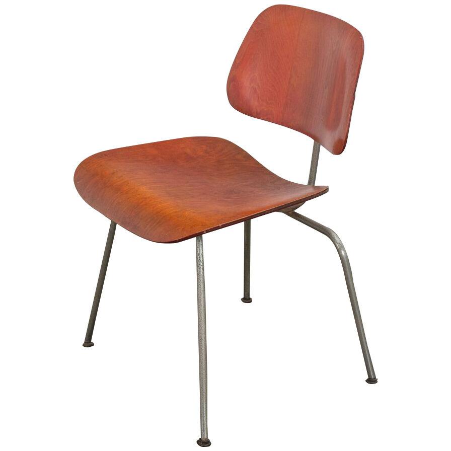 Eames Evans Aniline DCM Dining Chair 