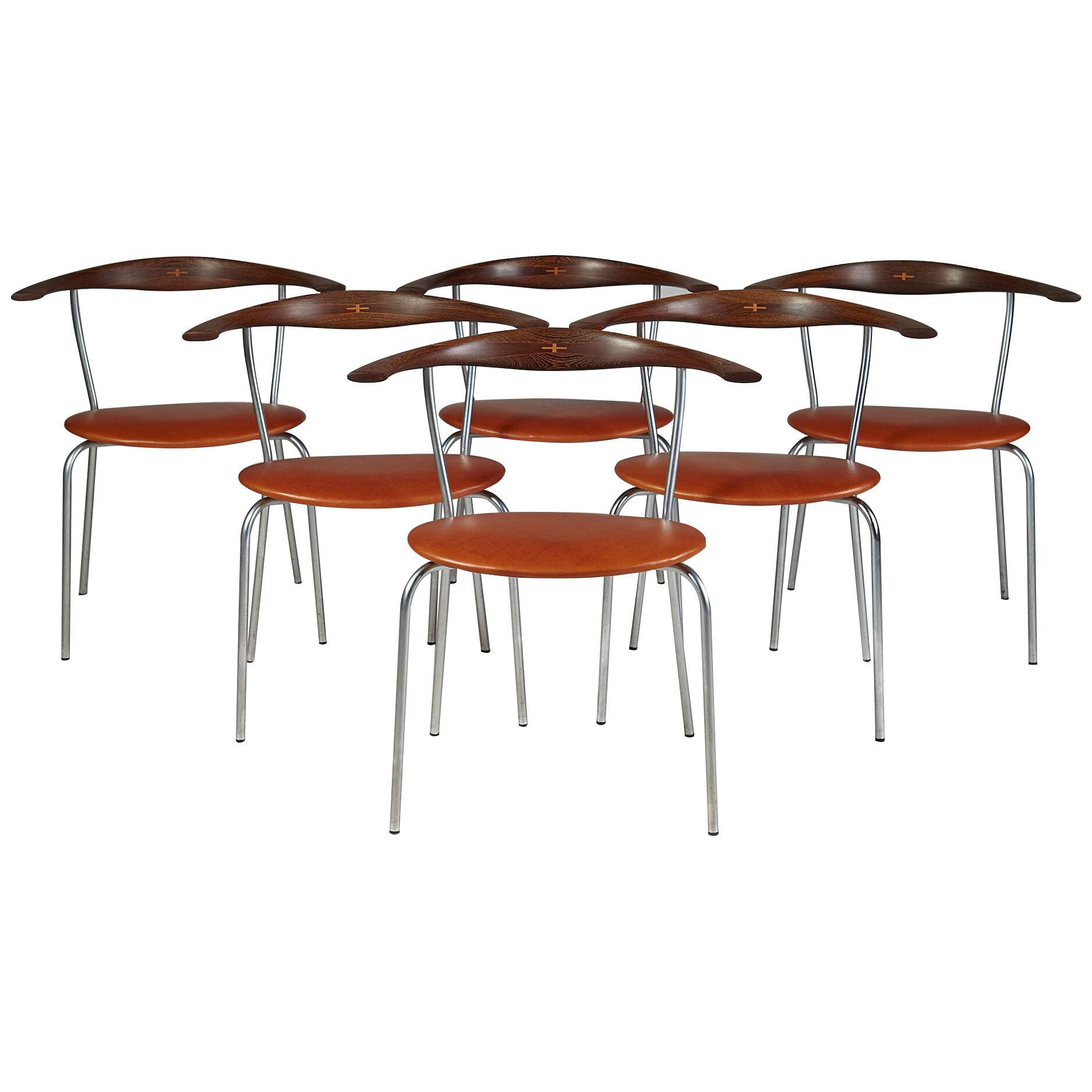 Dining chairs JH 701 designed by Hans Wegner for Johannes Hansen,