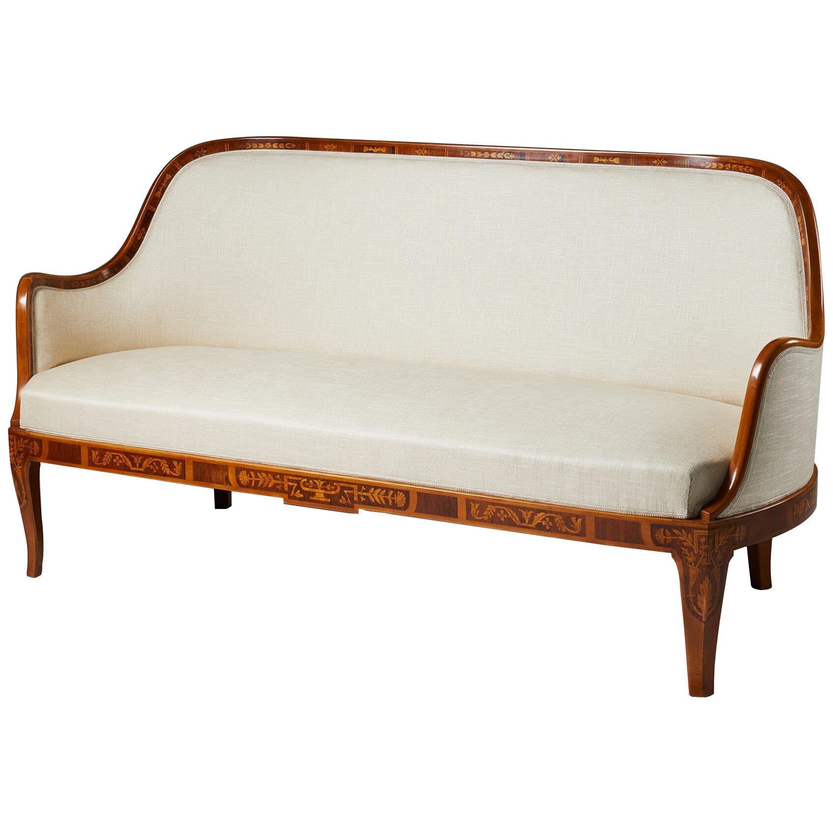 Swedish Grace sofa designed by Carl Malmsten, Sweden. 1929.