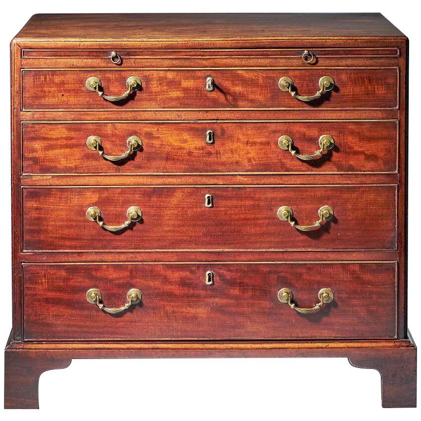 18th Century George II Mahogany Caddy Moulded Chest Attributed to Giles Grendey