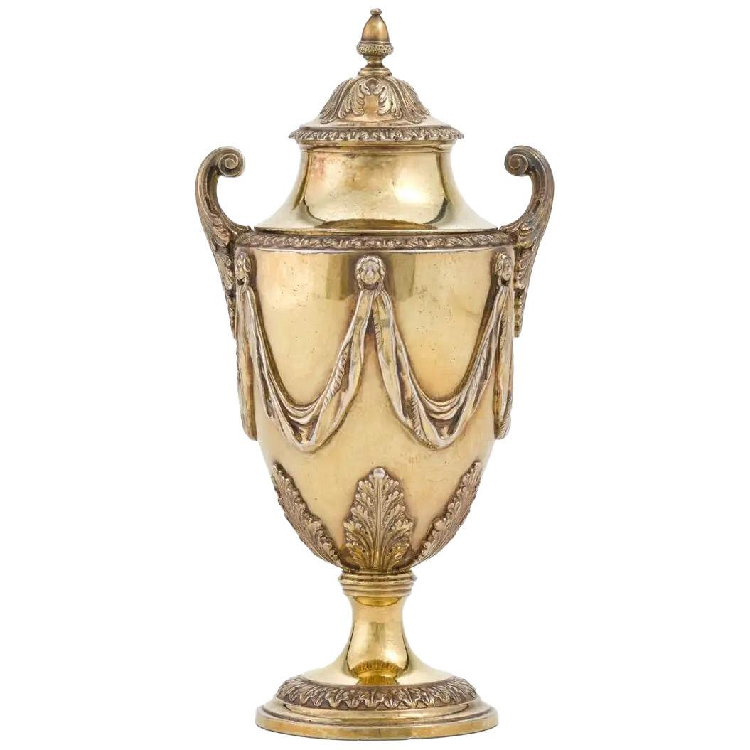 Robert Adam George III Silver Gilt Vase by Daniel Smith and Robert Sharp London