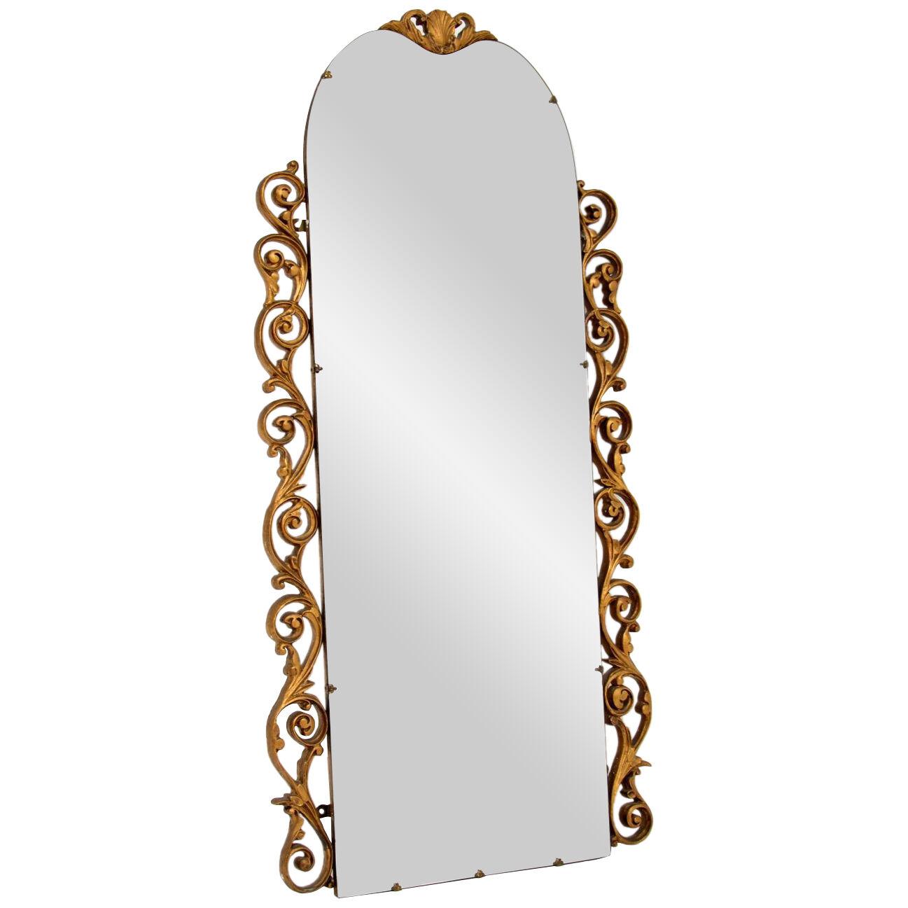 Antique French Decorative Gilt Mirror