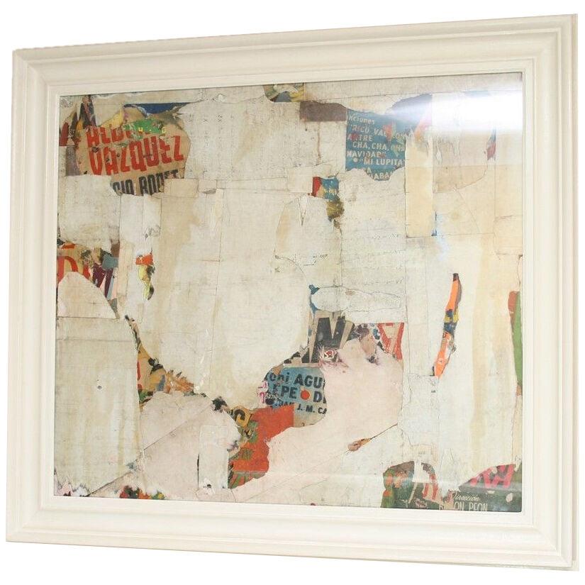 REMNANTS 14 Medium Abstract Collage by Artist Huw Griffith