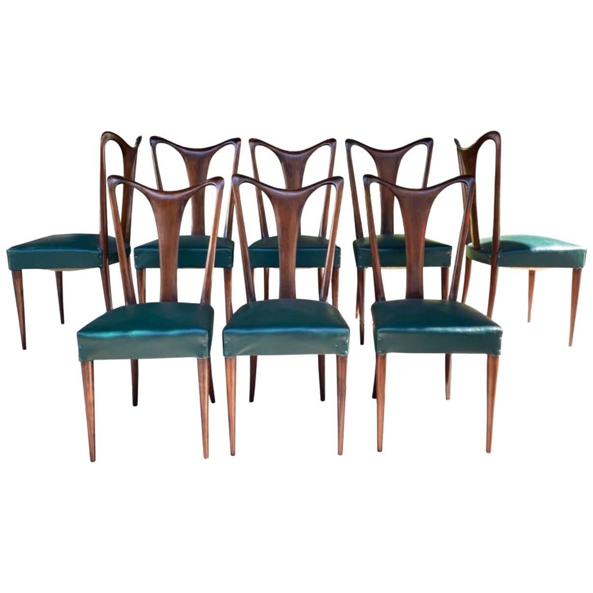 Guglielmo Ulrich Set of 8 Dining Chairs