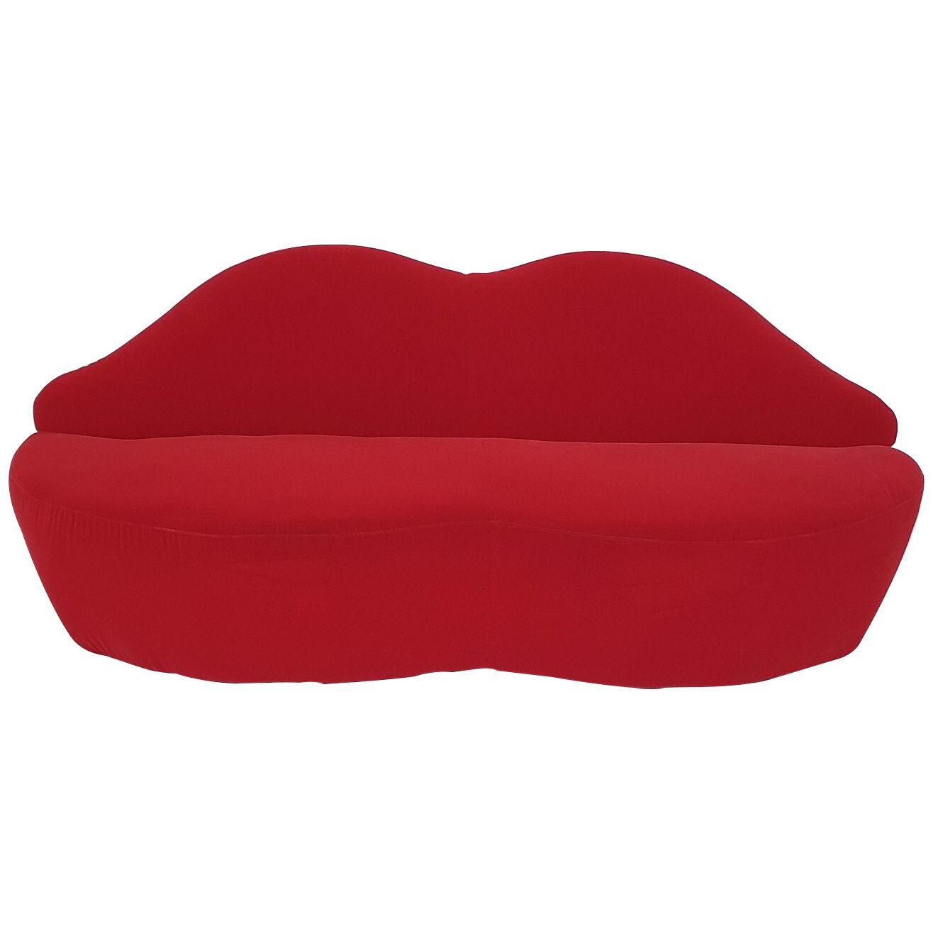 Gufram Bocca style "lips"sofa