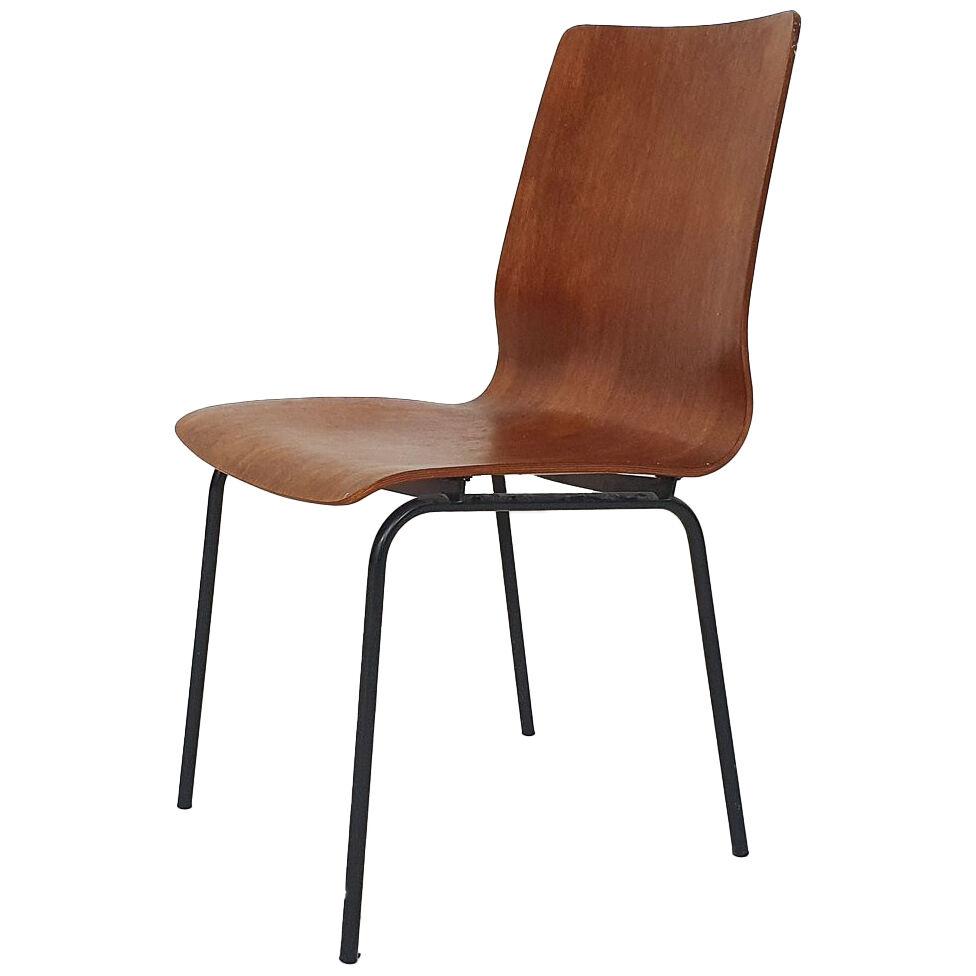 Friso Kramer for Auping '"Euroika" plywood dining chair, The Netherlands 1960's