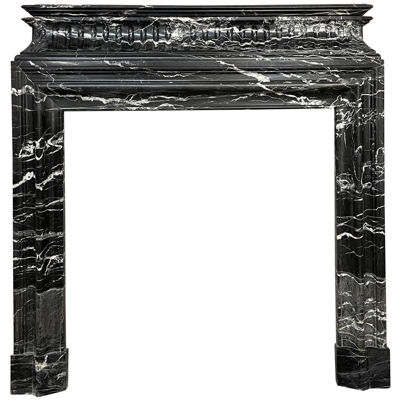 An Antique Louis XIV Style marble Fireplace 