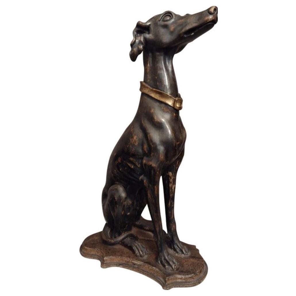 Original 1930s Carved Wood Dog