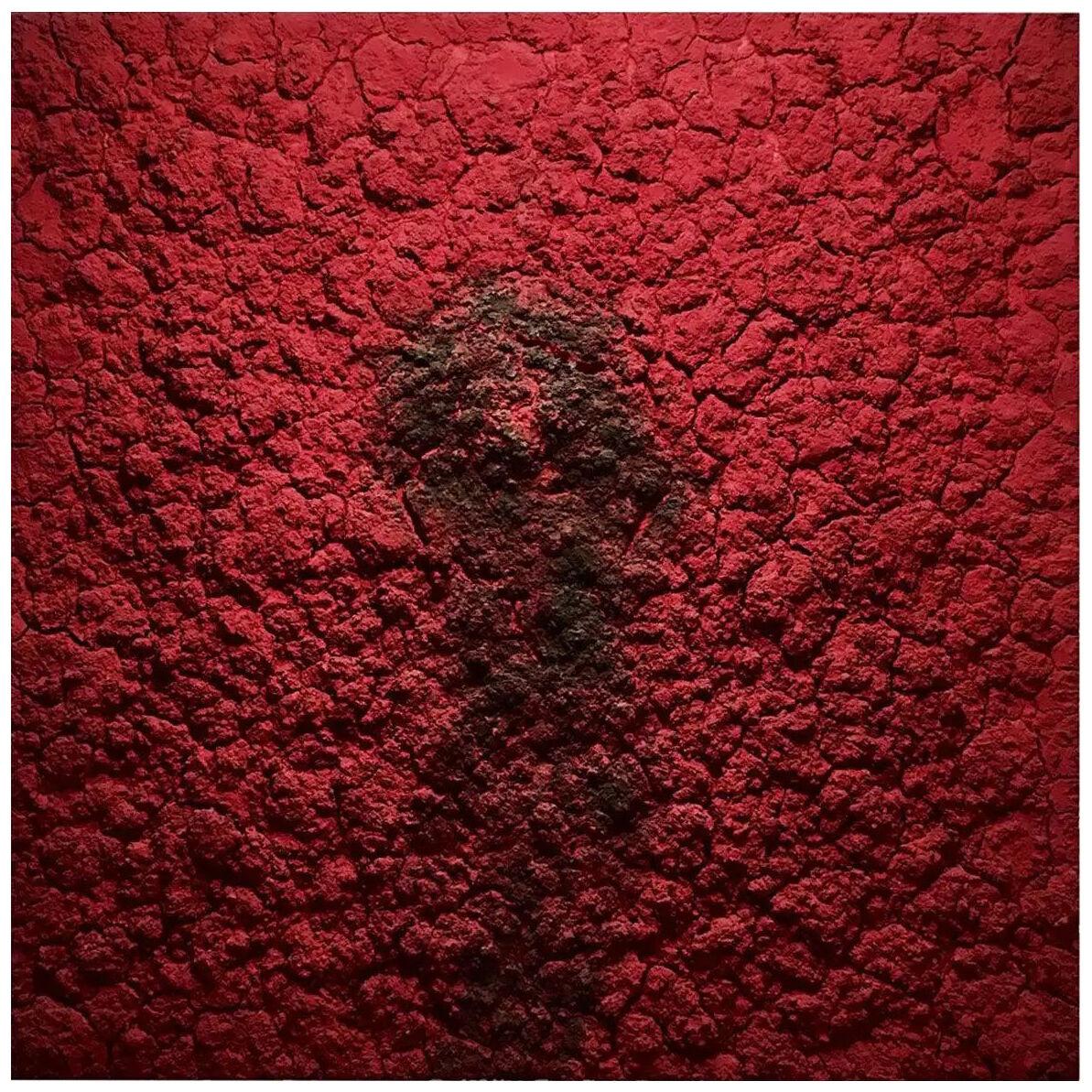 Bosco Sodi Contemporary Mixed-Media on Canvas Red Artwork, 2012