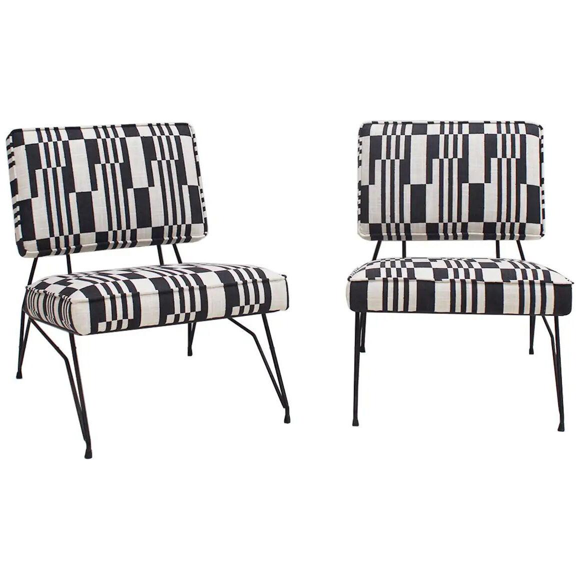 Pair of Armchairs by Cerruti Di Lissone, Italy 1950s