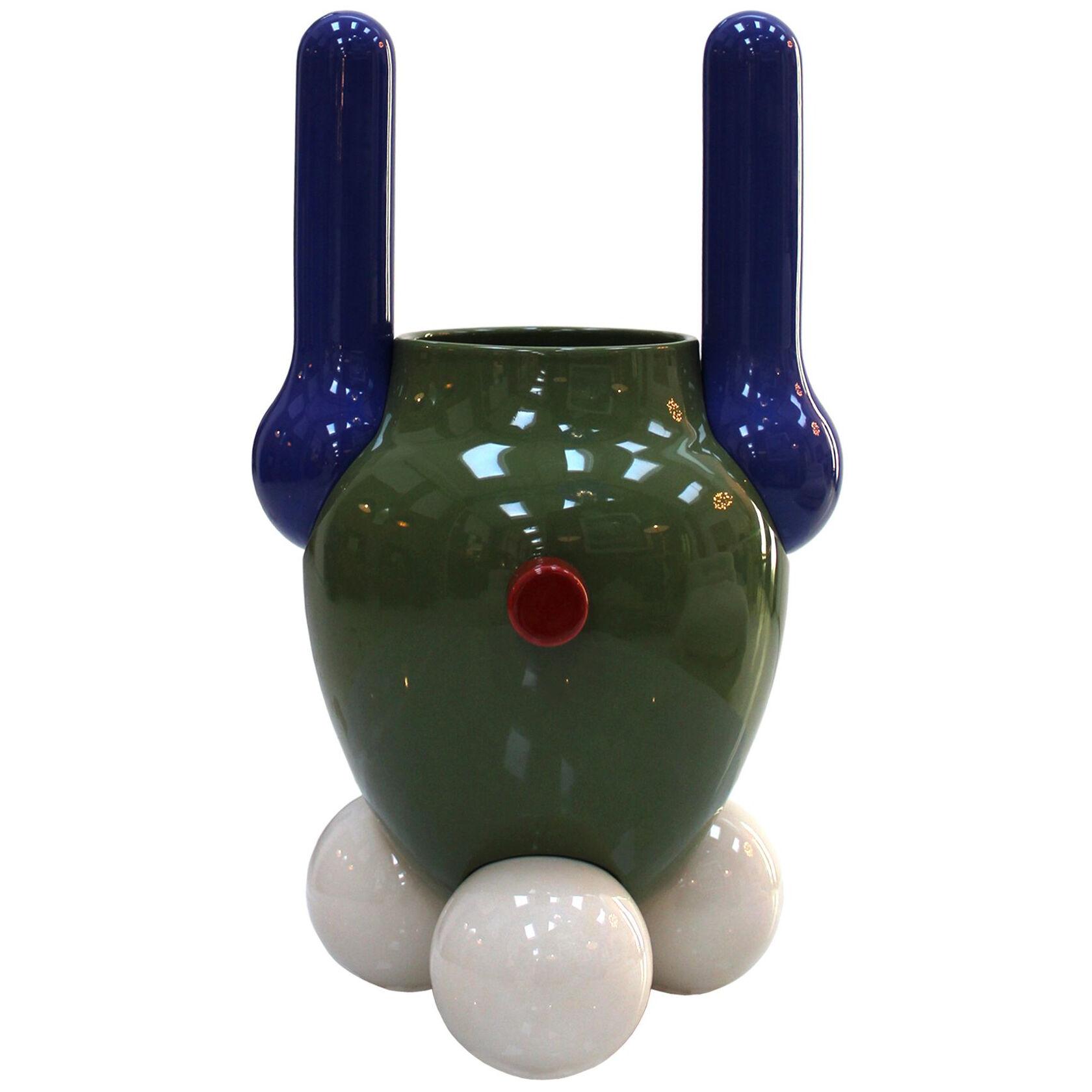 Contemporary Vase Made of Ceramic Designed by Jaime Hayón