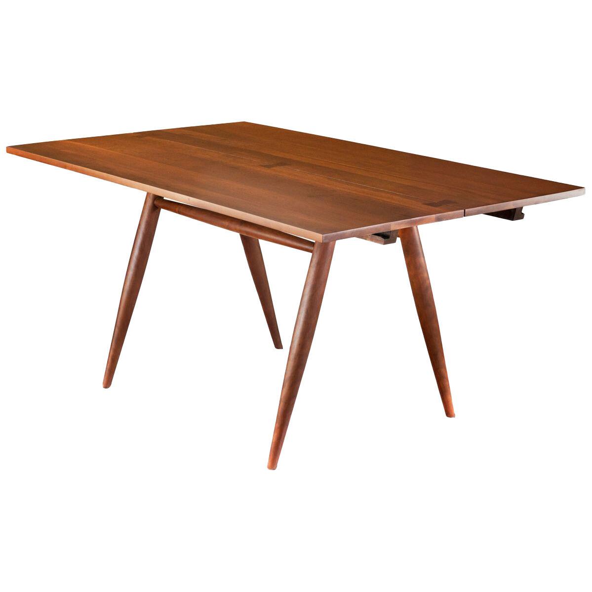 Cherry Turned Leg Dining Table with two extensions