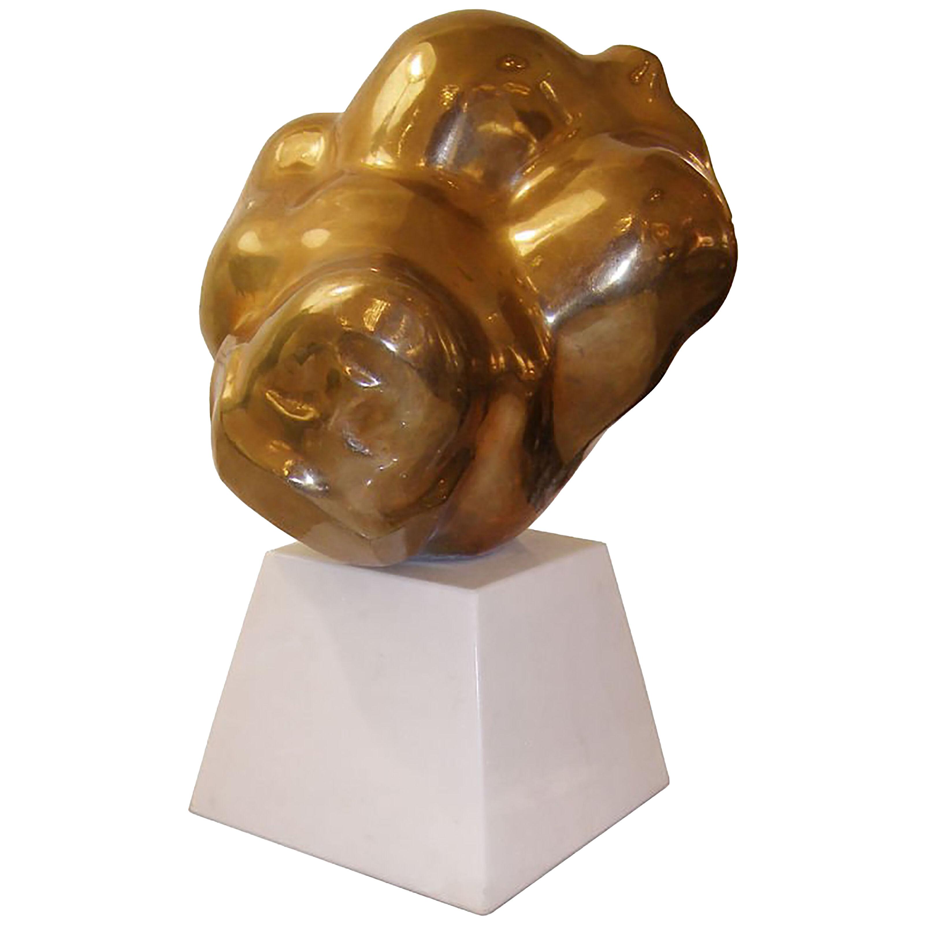 Chaim Gross Signed & Casting 1/6 Bronze Tumbler Sculpture