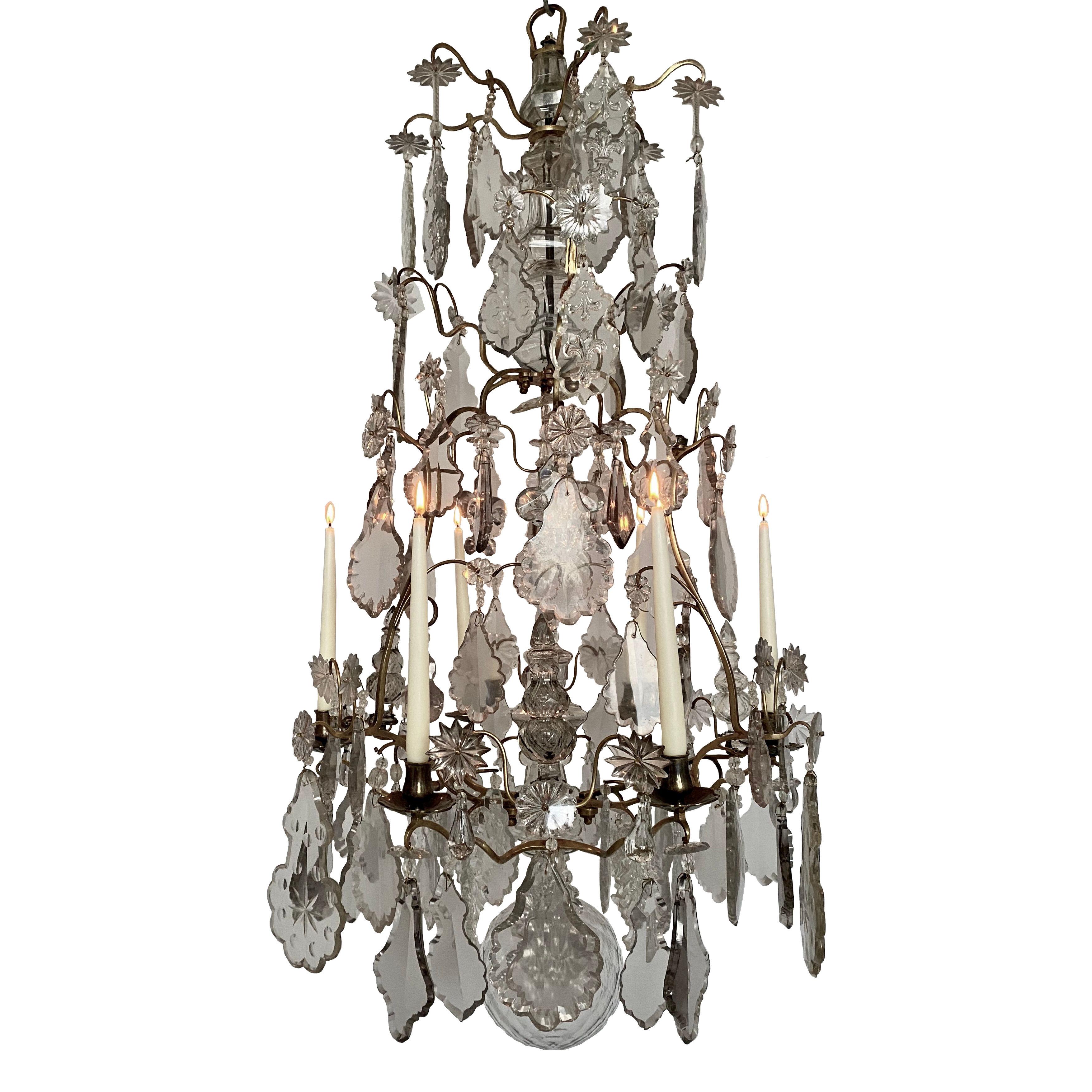 French baroque chandelier, mid 18th c