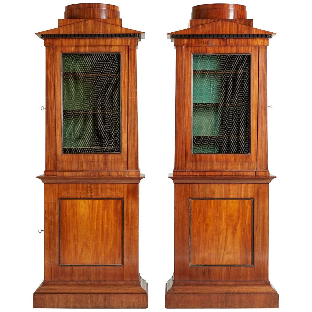A pair of empire cabinets made ca 1810