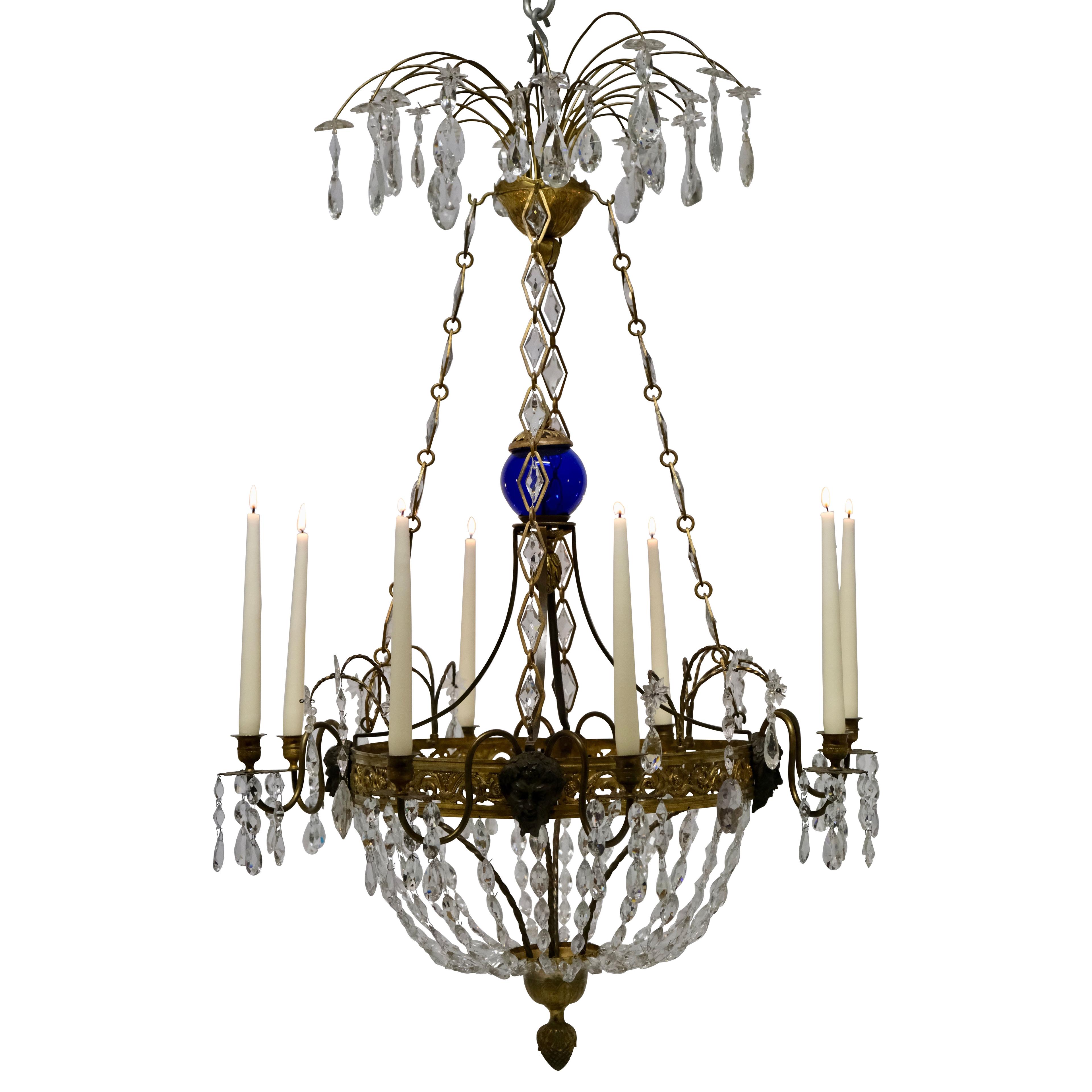 Russian chandelier, early 19th c.