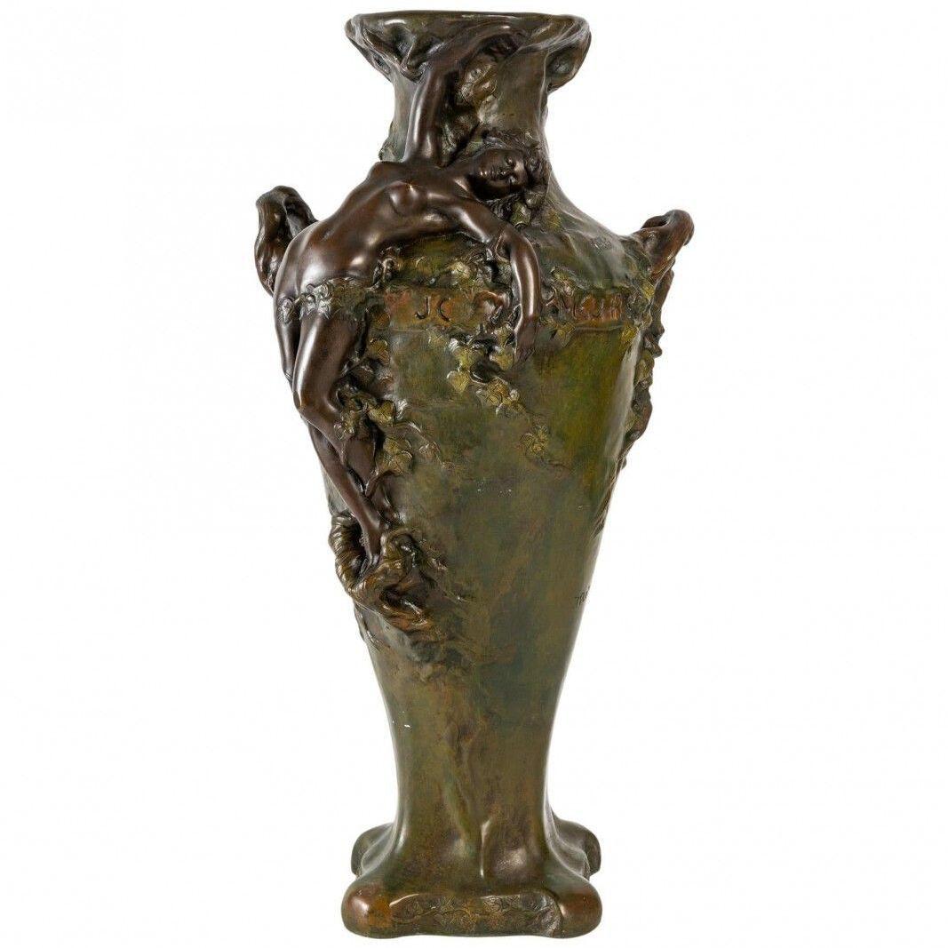 Bronze vase, Art Nouveau period