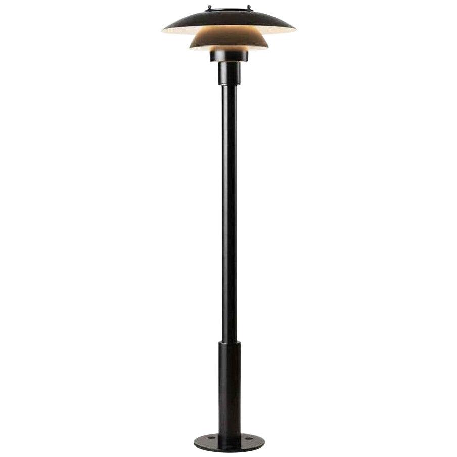 Louis Poulsen, outdoor lamp in black by Poul Henningsen.