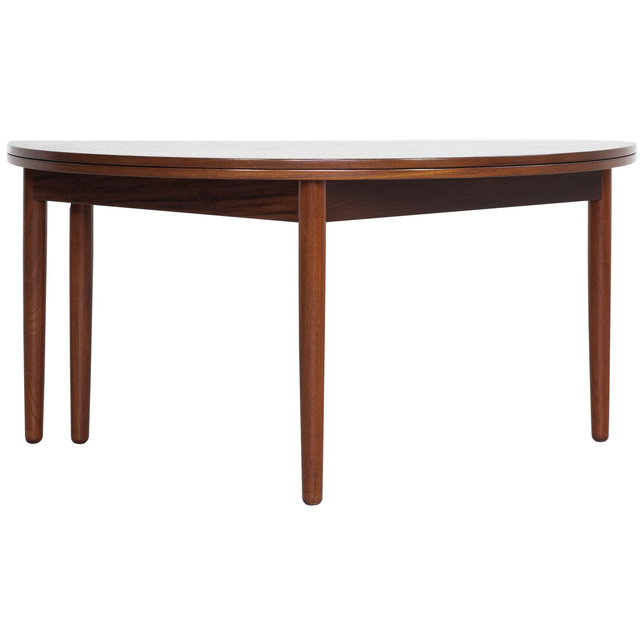 Midcentury Danish console & coffee table in teak by Poul Volther for Frem Røjle