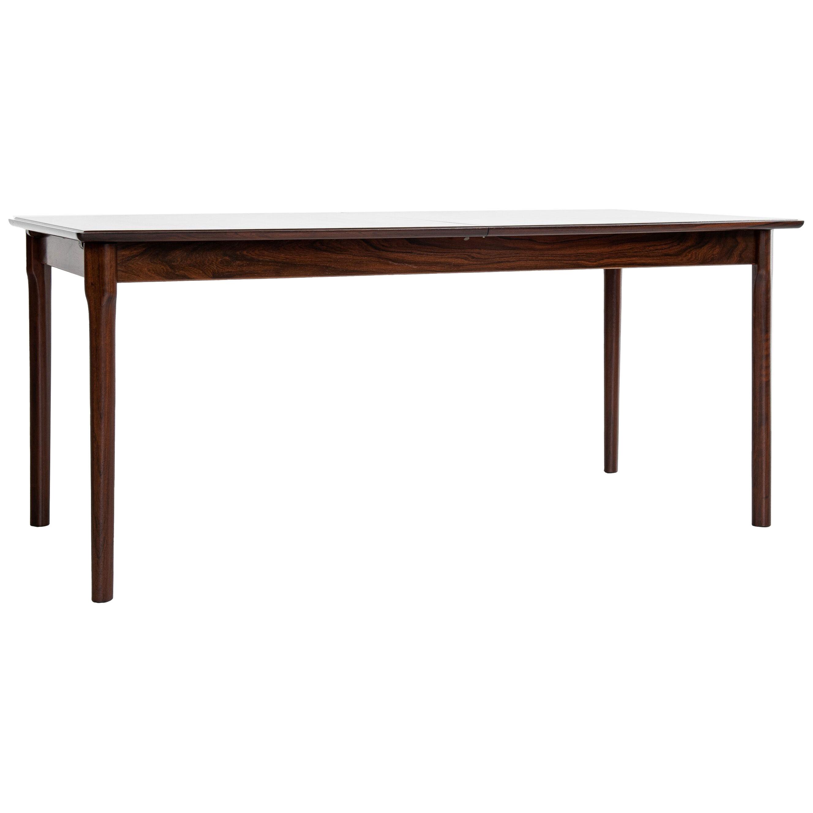 Midcentury Danish barrel shaped dining table in rosewood 1960s
