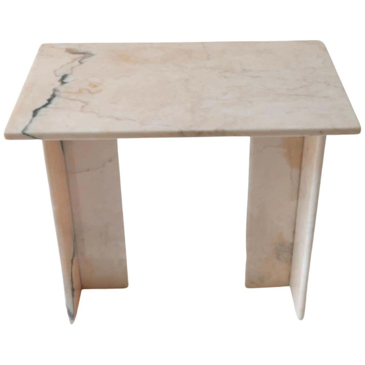 Marble Console/Vanity Table, Italy, 1970s