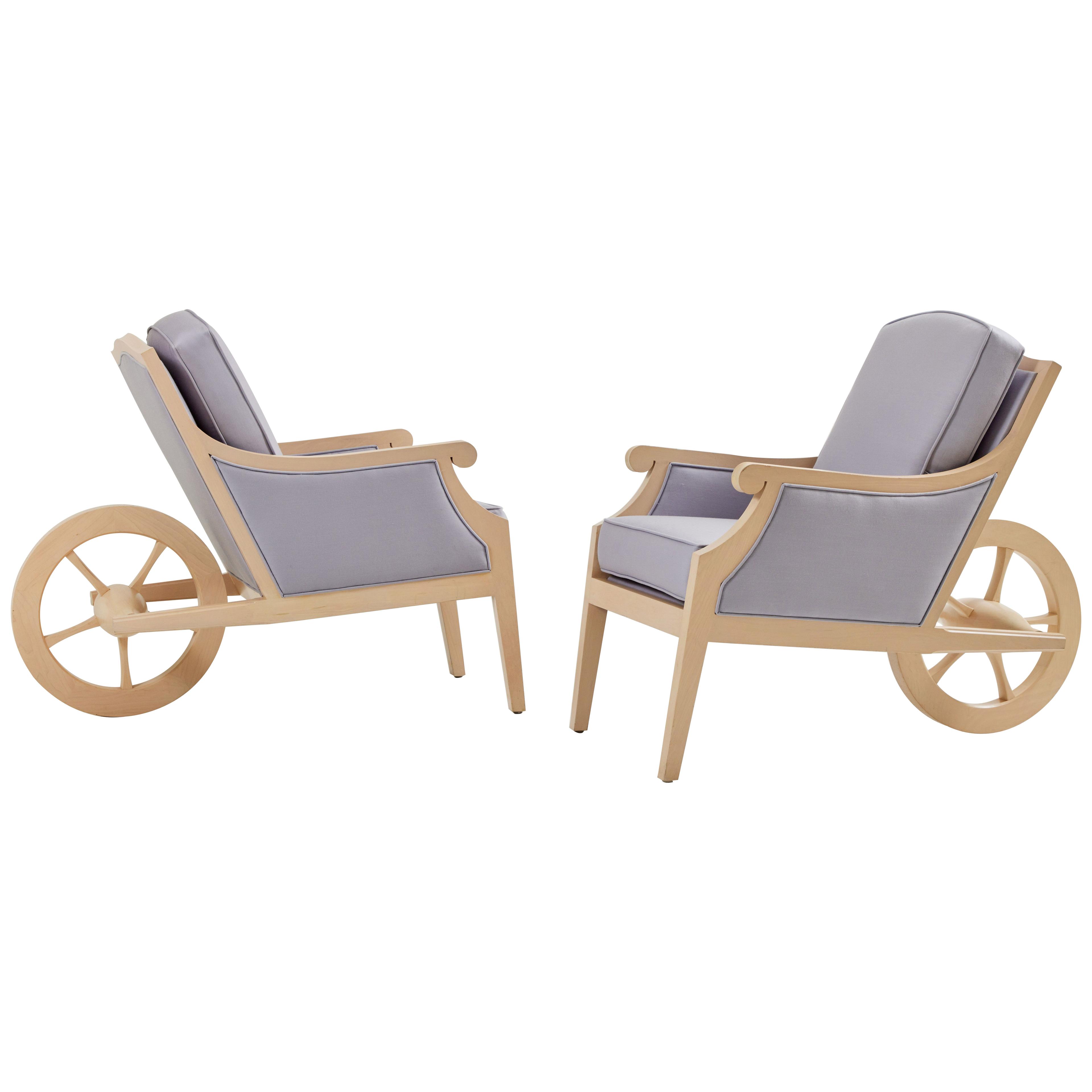 A Pair of "Man Ray" Chairs by Philippe Starck