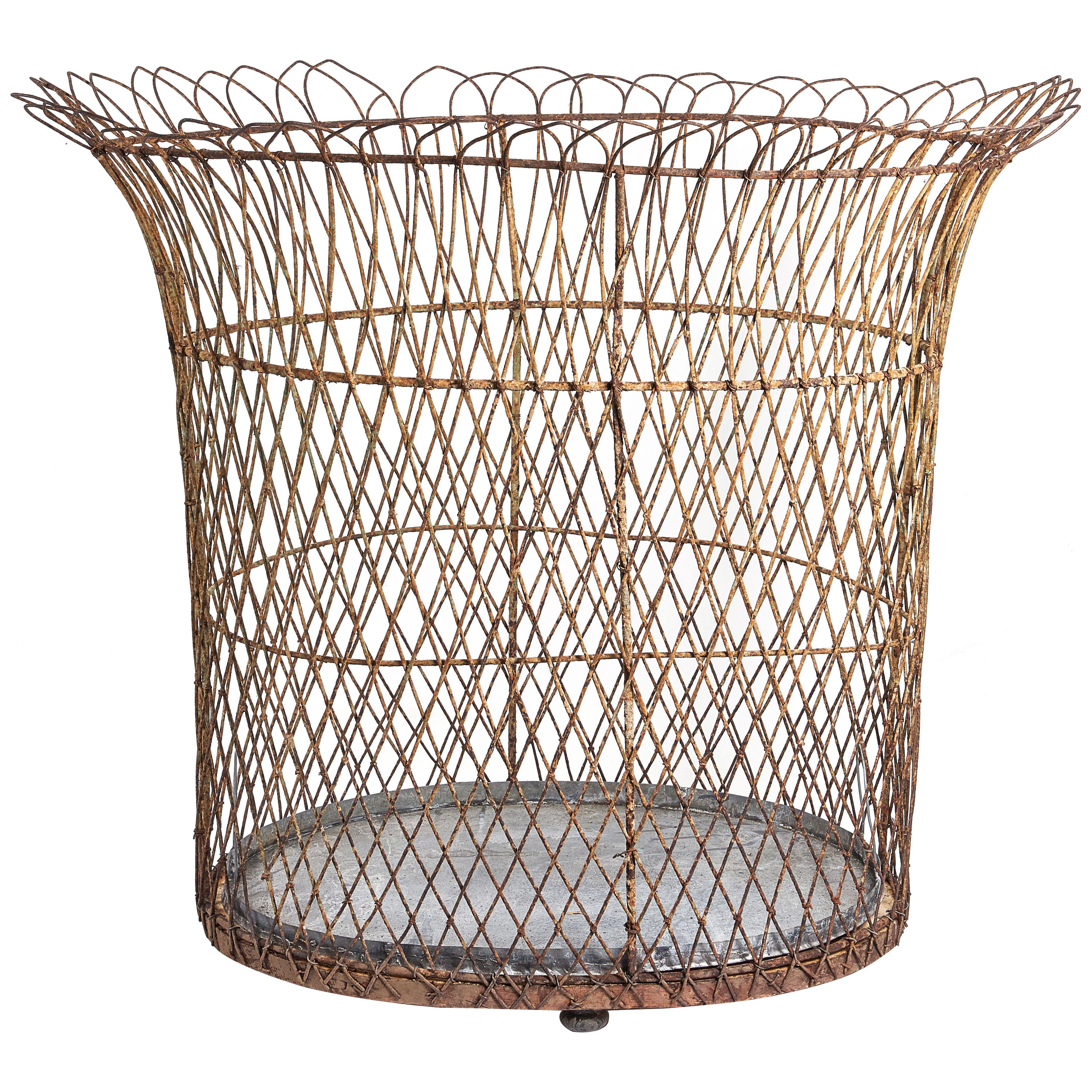 Large Scale Wire Planter French mid 19th century