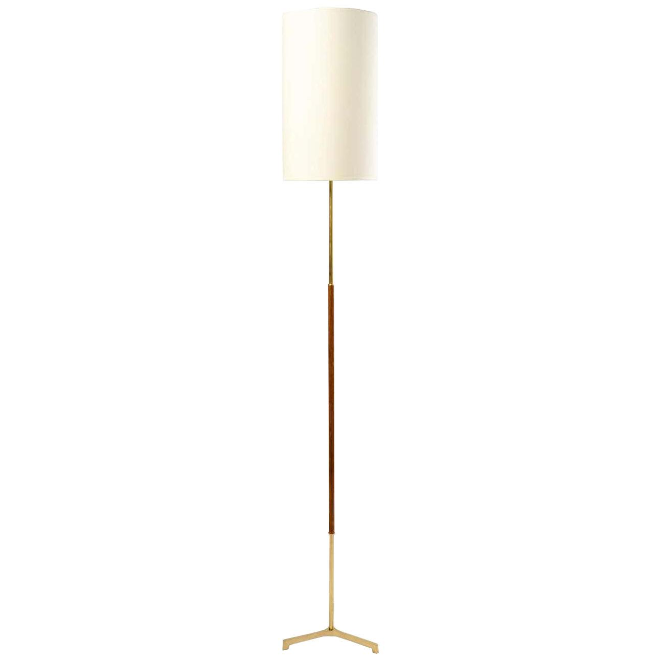 1960s Riccardo Scarpa Brass Floor Lamp