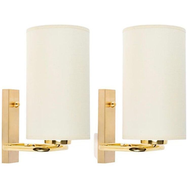 1970 Pair of wall sconces Maison Roche