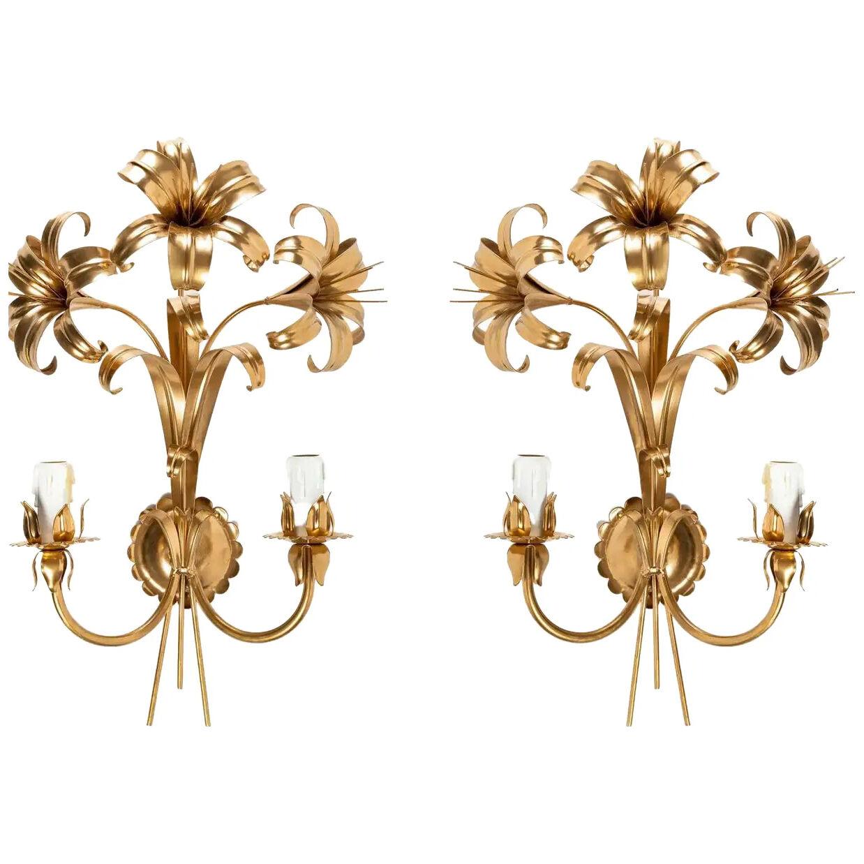 1960 Pair of Sconces by FlorArt