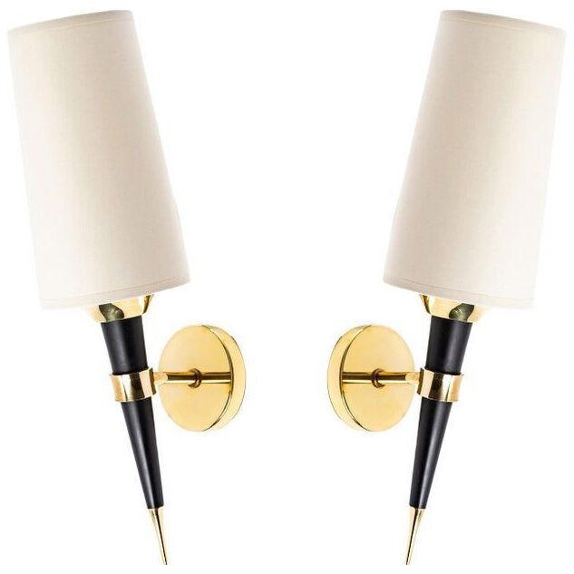 1950 Pair of wall lights Maison Lunel