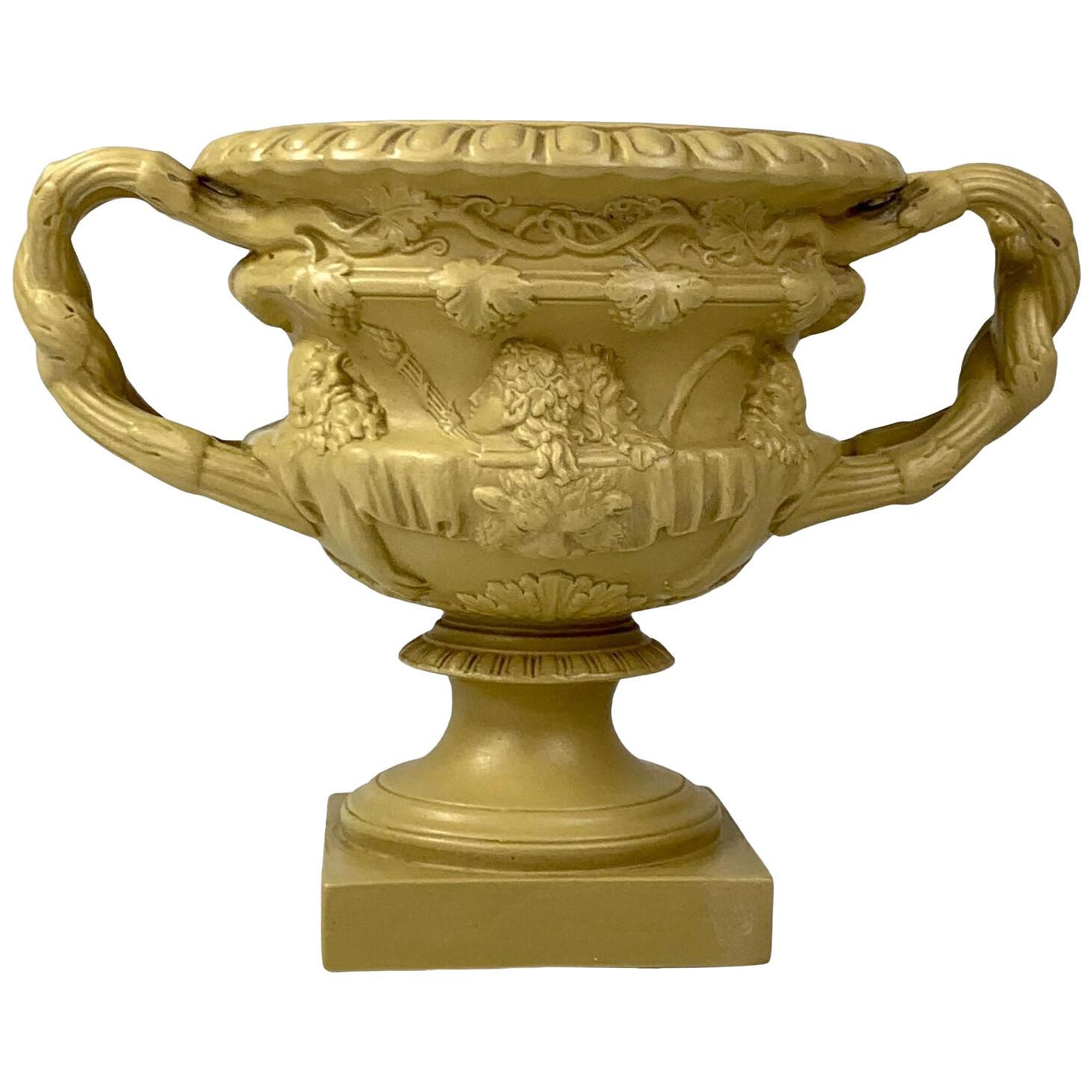 Small Drabware Vase Neoclassical Design Made England Circa 1830	