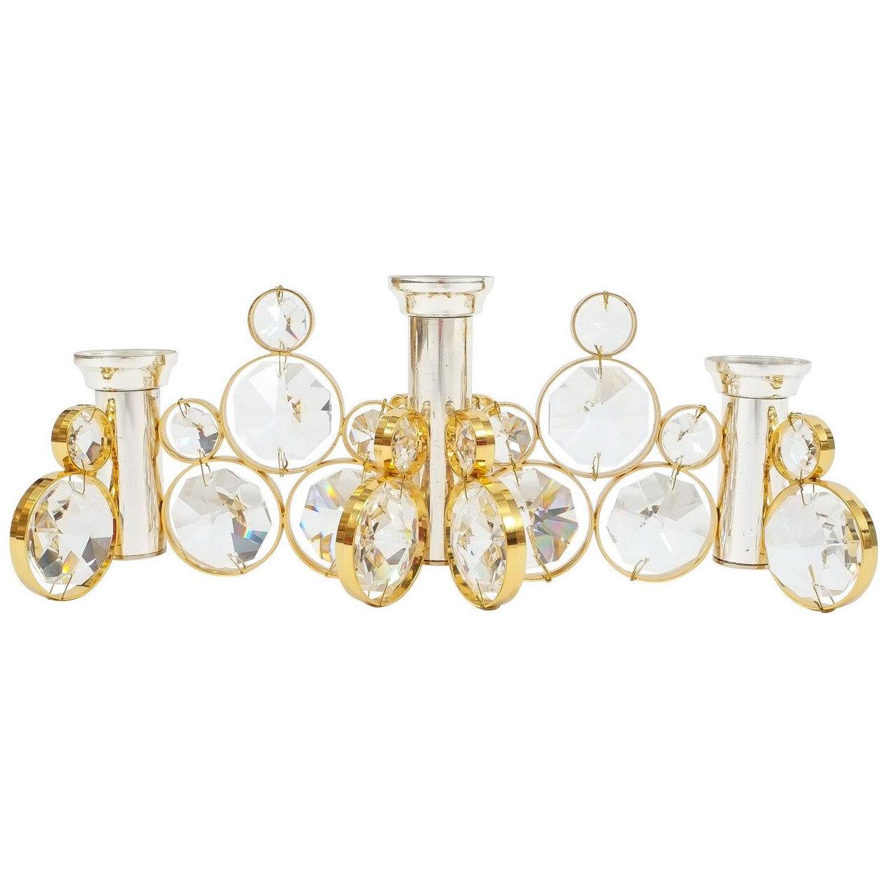 Gilt Bakalowits Candleholder for Three Candles	