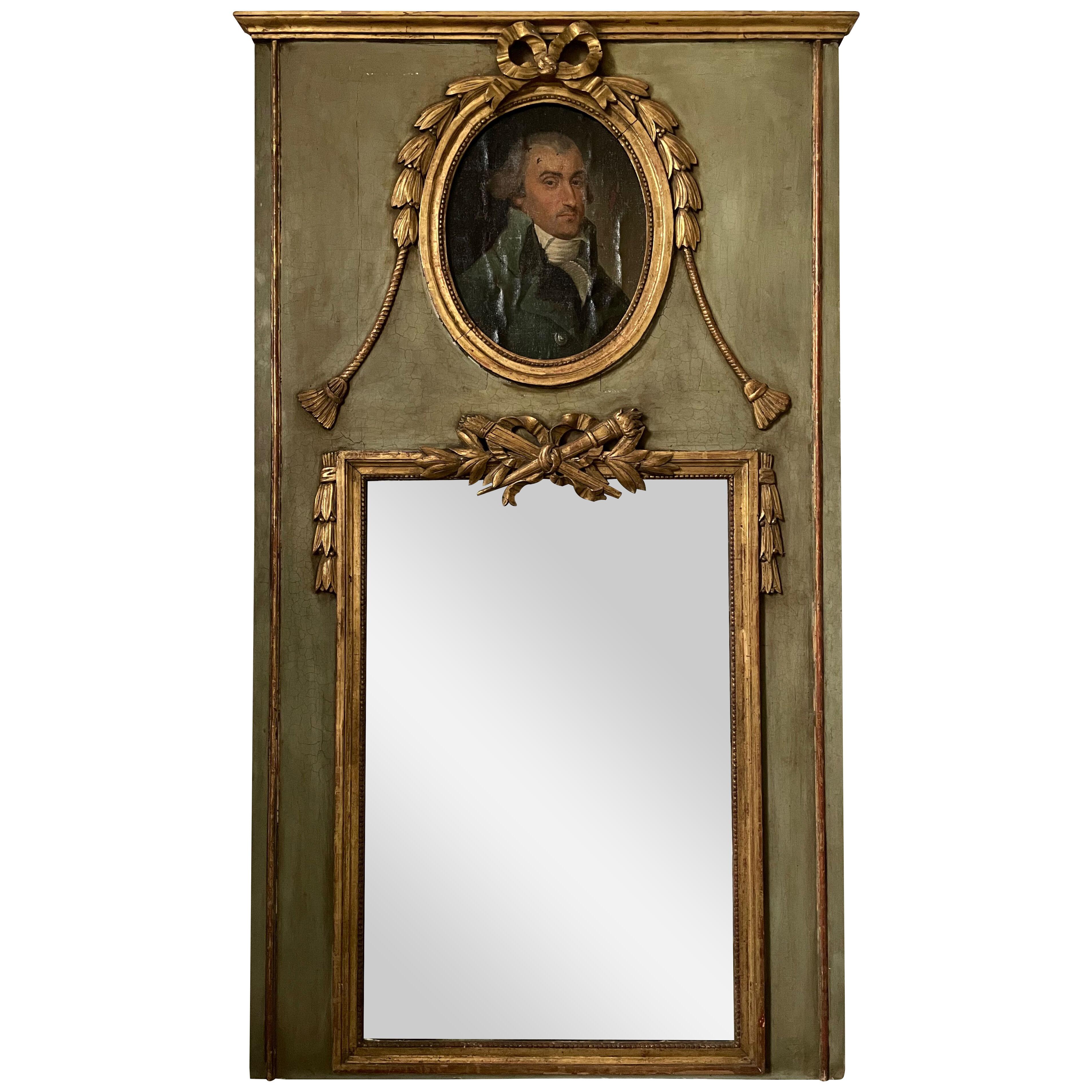 18th century Louis XVI mirror trumeau