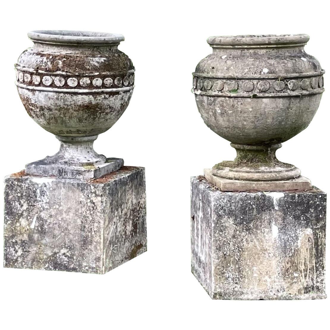 20th century Charles X style vases 