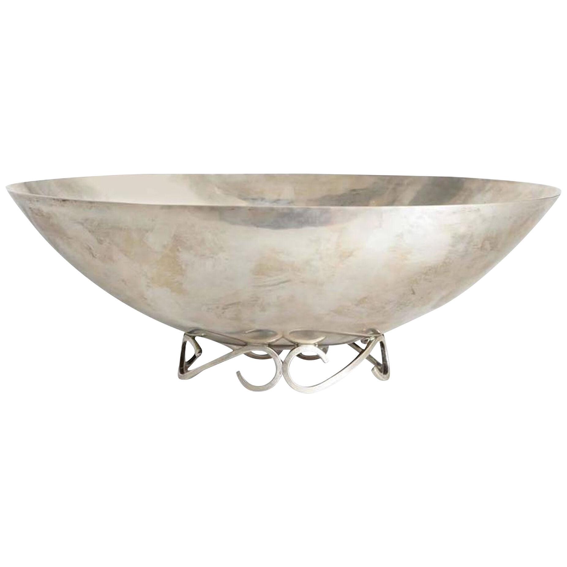 Sterling Silver Modernist Bowl by Sciarotta