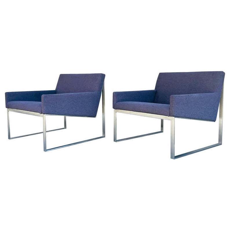 Pair of B.3 Armchairs by Fabien Baron for Bernhardt